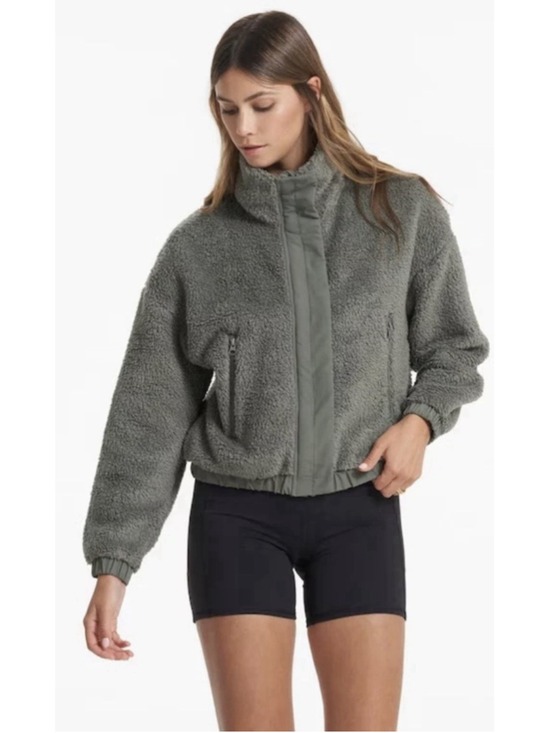 Vuori Jackets & Blazers - Vuori Cozy Sherpa Full Zip Jacket Hiking Outdoor Soft Women’s Size Small